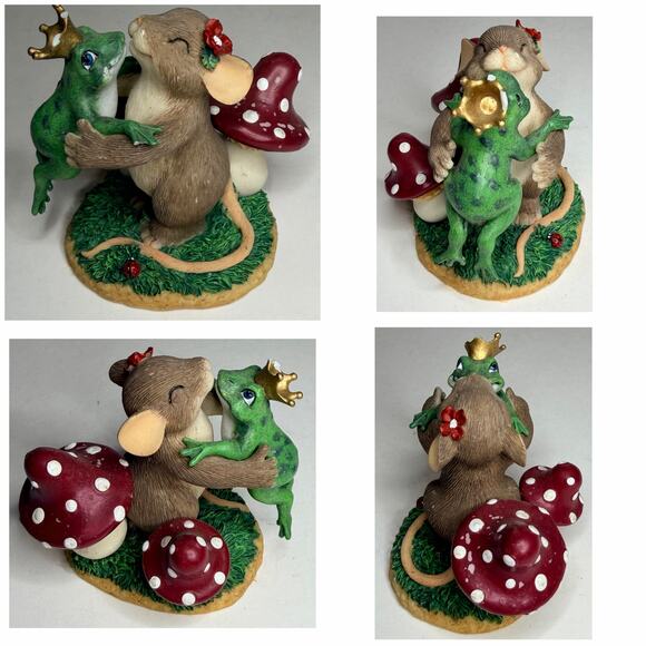 5 Fitz & Floyd Charming Tails Collectible Figurines Mice Collection Mouse Scenes - Picture 3 of 16